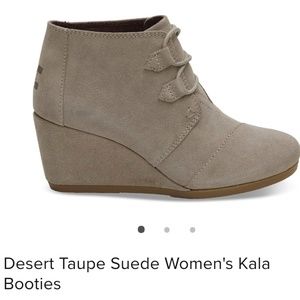 TOMS Kala Booties (NWOT)